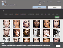 Tablet Screenshot of modeltab.com
